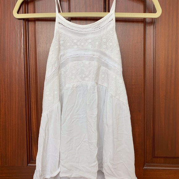 Halter Tank Top with Lace Design - Picture 1 of 3